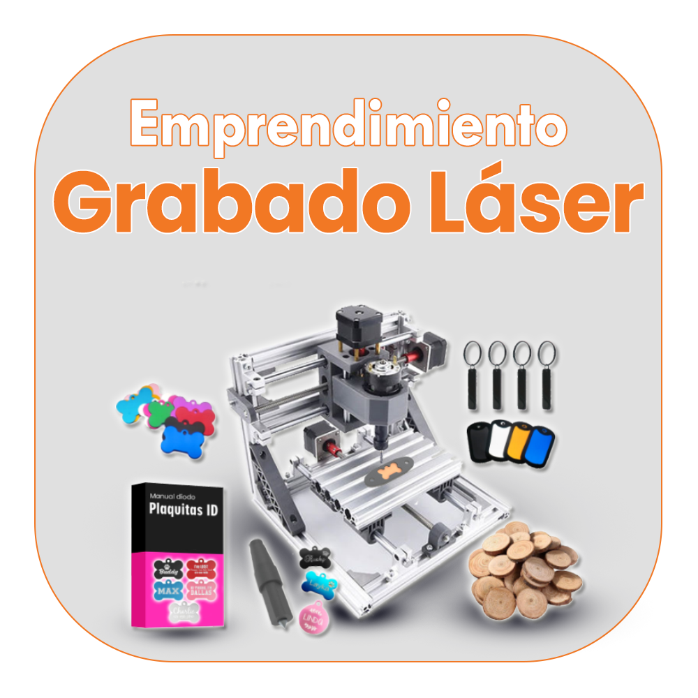 Kit Emprendimiento Grabado Láser Kit Emprendimiento Grabado Láser